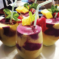 tropical protein smoothies